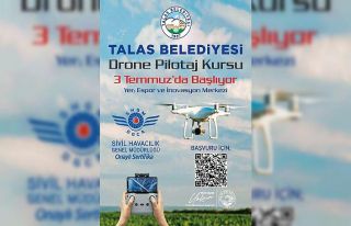 Talas Belediyesi’nden gençlere drone kursu