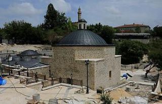 Tarihi Hoca Hasan Hamamının restorasyon çalışmaları...