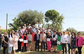 Tarım muhabirleri sertifikalarını aldı