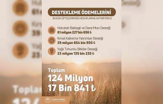 Tarımsal destekleme ödemeleri bugün çiftçilerin...