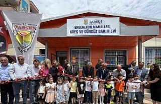 Tarsus’a bir kreş daha kazandırıldı