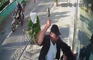 Tartıştığı kadını sokak ortasında darp etti