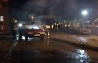Tavşanlı’da araç yangını