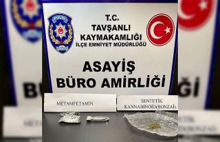 Tavşanlı’da durdurulan araçta uyuşturucu ele...