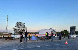 Tekirdağ’da otomobil ile hafif ticari araç çarpıştı:...