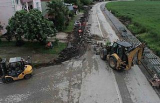 Tekkeköy’e 2,5 km uzunluğunda çift yönlü kaldırım