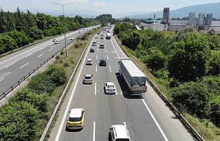 TEM otoyolunda bayram yoğunluğu