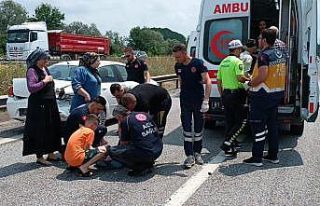 TEM Otoyolu’nda zincirleme kaza: 3 yaralı