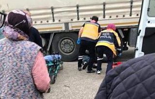 Tırın altında kalan şoför hayatını kaybetti