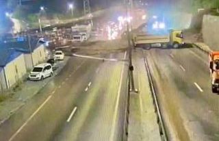 Trabzon-Gümüşhane karayolu işte böyle trafiğe...