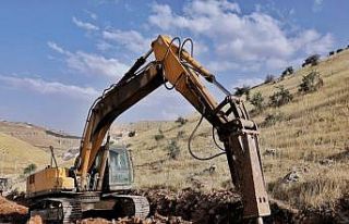 Trafiği rahatlatacak alternatif çevre yolunda çalışmalar...