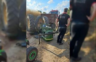 Traktörün altında kalan 14 yaşındaki sürücü...
