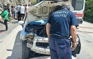 Tunceli’de kaza: 3 yaralı