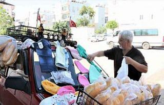 Tuncer öğretmen 20 yıldır 200 ekmek dağıtmadan...