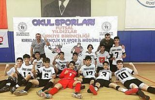 Türkiye Futsal üçüncülüğü Ergani’den