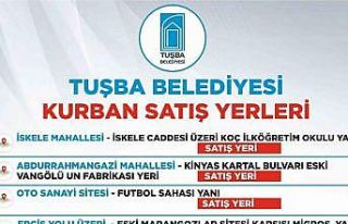Tuşba’da kurban satış ve kesim yerleri belirlendi