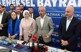 Ulaştırma ve Altyapı Bakanı Abdulkadir Uraloğlu,...