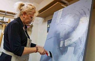 Uluslararası Sanat Çalıştayı’na katılan sanatçıların...