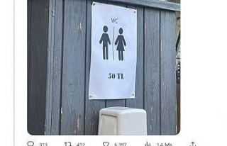 Ünlü tatil merkezi Çeşme’deki 50 TL’lik tuvalet...