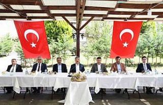 Uşak protokolü bayramlaşma töreninde buluştu