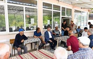 Vali Ergün’ün köylülerle bir araya geldi