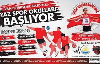 Van Büyükşehir Belediyesinden ücretsiz yaz spor...