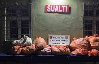 Van hudut hattında 340 kilo 500 gram uyuşturucu...