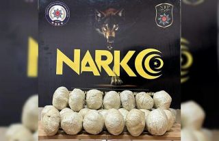 Van’da 19 kilo 348 gram esrar ele geçirildi