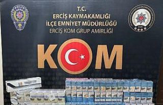 Van’da 2 bin 930 paket kaçak sigara ele geçirildi