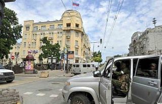 Wagner savaşçıları Rostov sokaklarında