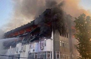 Yanan İkitelli Organize Sanayi Bölgesi’ndeki iş...