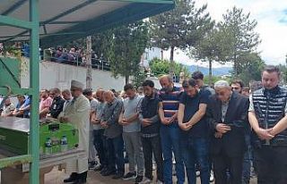 Yangın göletinde boğulan genç son yolculuğuna...