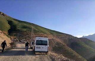 Yaylaya gidenleri taşıyan minibüs takla attı