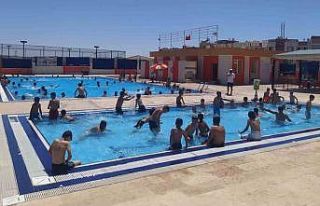 Yaz mevsiminde 800 bin kişi Şanlıurfa’daki havuzlarda...