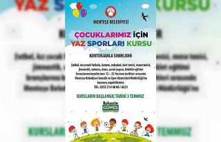 Yaz sporları kursuna kayıtlar başladı