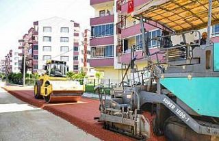 Yenişehir’de sokak ve caddeler asfaltlanıyor