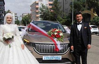 Yerli ve milli araba Togg, Batman’da ilk kez gelin...