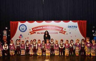 Yıldırımlı miniklerin mezuniyet heyecanı