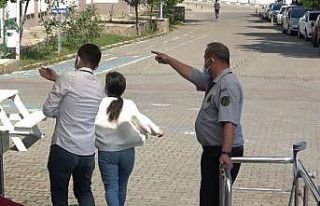 Yine bildik görüntüler yine sınava yetişemeyip...