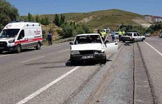 Yozgat’ta iki otomobil çarpıştı: 1 yaralı