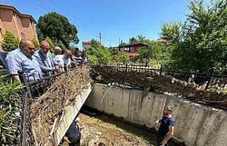 Yusuf Aldatmaz Amasra Horhor deresinde incelemelerde...