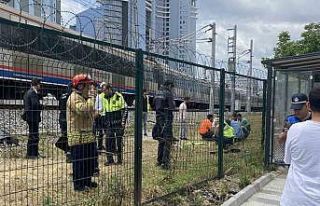 Zeytinburnu’nda 1 işçi Marmaray’ın çarpması...