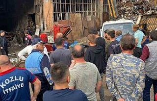 Zonguldak’ta hurda dükkanında patlama: 1 ölü