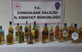 Zonguldak’ta sahte içki operasyonu