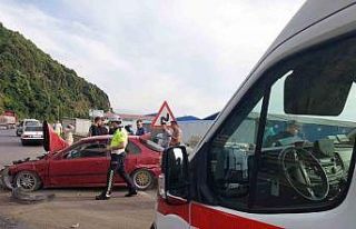 Zonguldak’ta trafik kazası: 1 yaralı