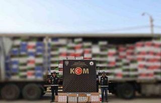 11 milyon 650 bin adet bandrolsüz filtreli sigara...