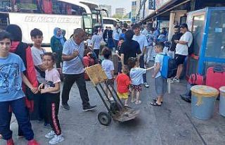 15 Temmuz Demokrasi Otogarı’nda bayram dönüşü...