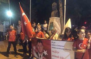 15 Temmuz Şehitleri için Kozan tek yürek oldu