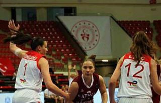 18 Yaş Altı Kız Basketbol Milli Takımı, Letonya’yı...