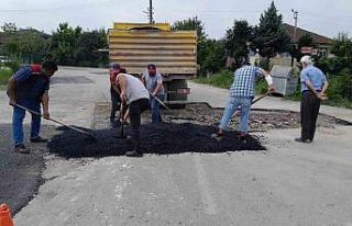 5 Mahallede asfalt çalışmaları sürüyor